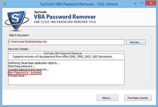 excel vba set password